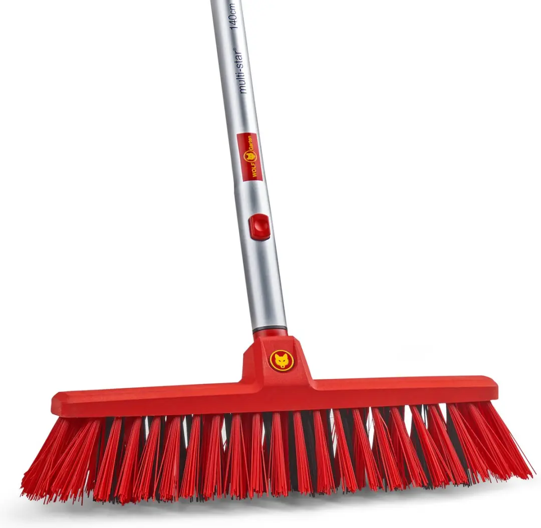 WOLF-Garten SB400M Bezem Steel 140cm - Rood