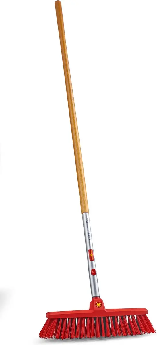 WOLF-Garten SB400M Bezem Steel 140cm - Rood