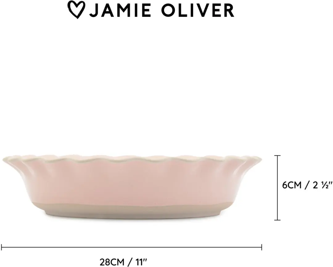 Jamie Oliver Proper Pie Dish Taartvorm Roze 28cm