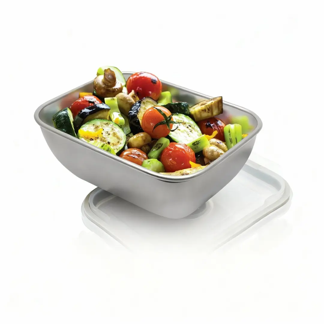 Fackelmann Lunchbox Roestvrij Staal 400ml - Magnetronbestendig