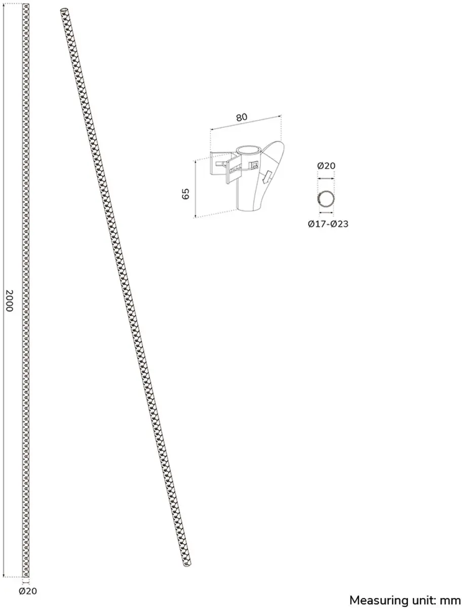Neomounts ADS06-141WH Kabelspiraal 20mm - Wit