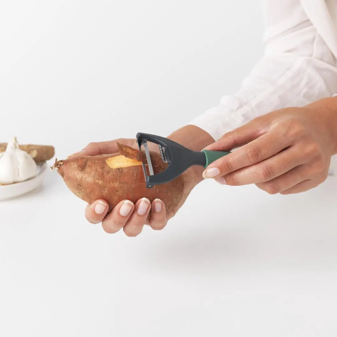 Brabantia Tasty+ Dunschiller Y-vorm plus Zesteur - Fir Green