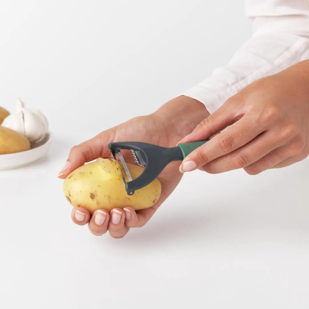 Brabantia Tasty+ Dunschiller Y-vorm plus Zesteur - Fir Green