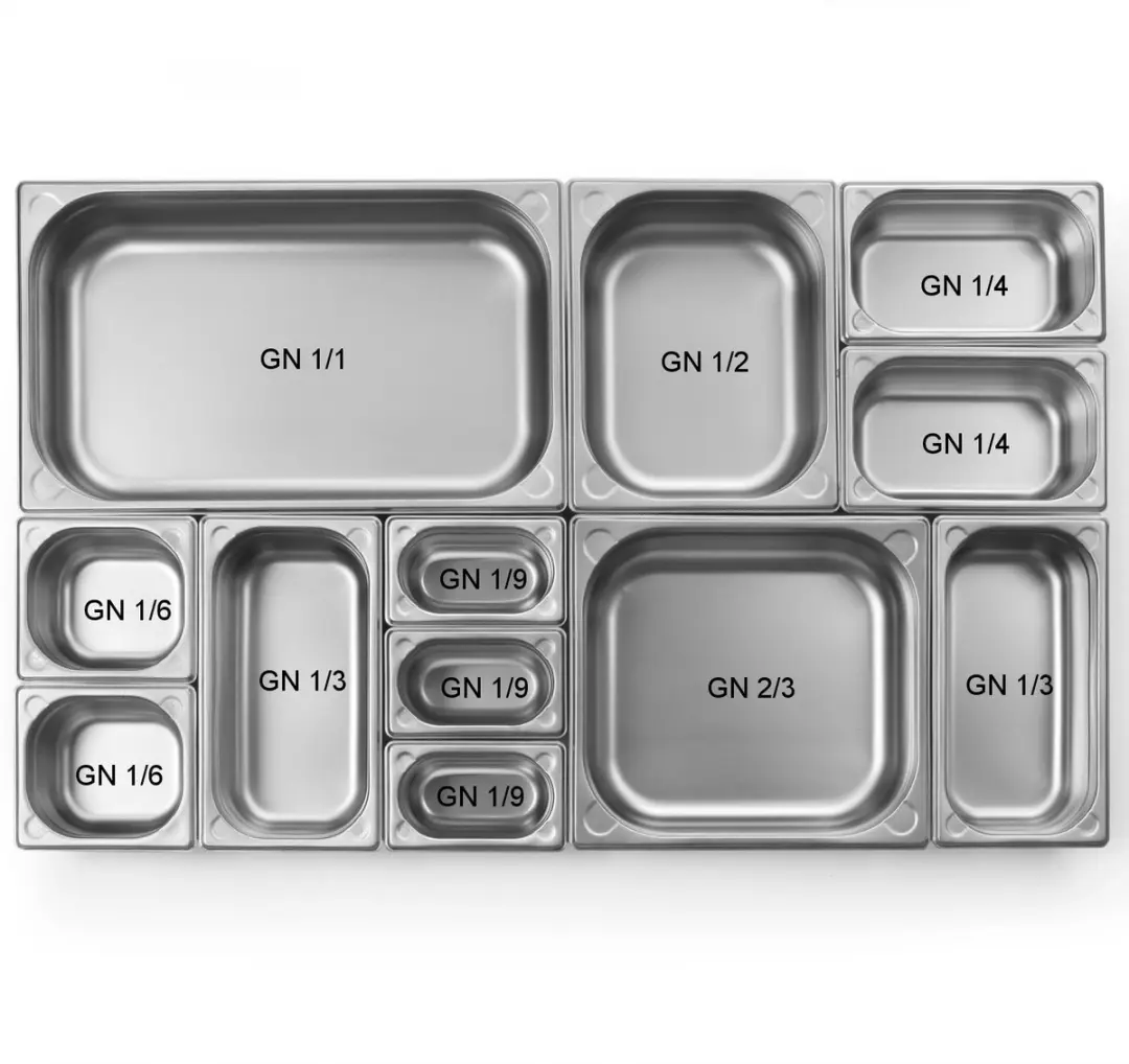 HENDI Geperforeerde GN-container 9L - 65mm - Roestvrij staal