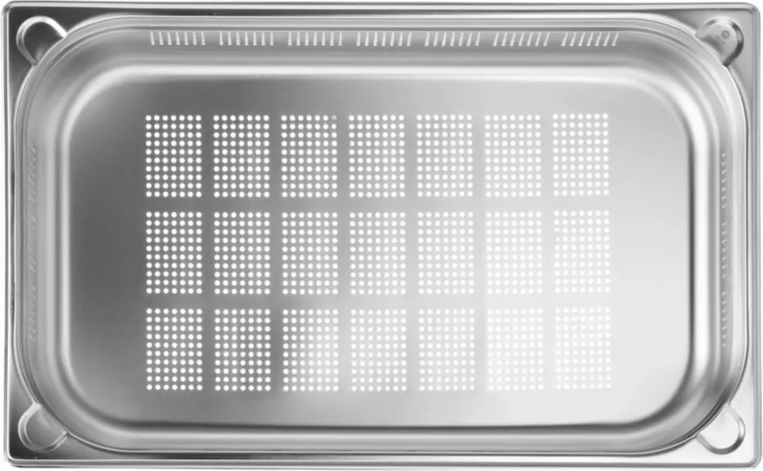 HENDI Geperforeerde GN-container 9L - 65mm - Roestvrij staal