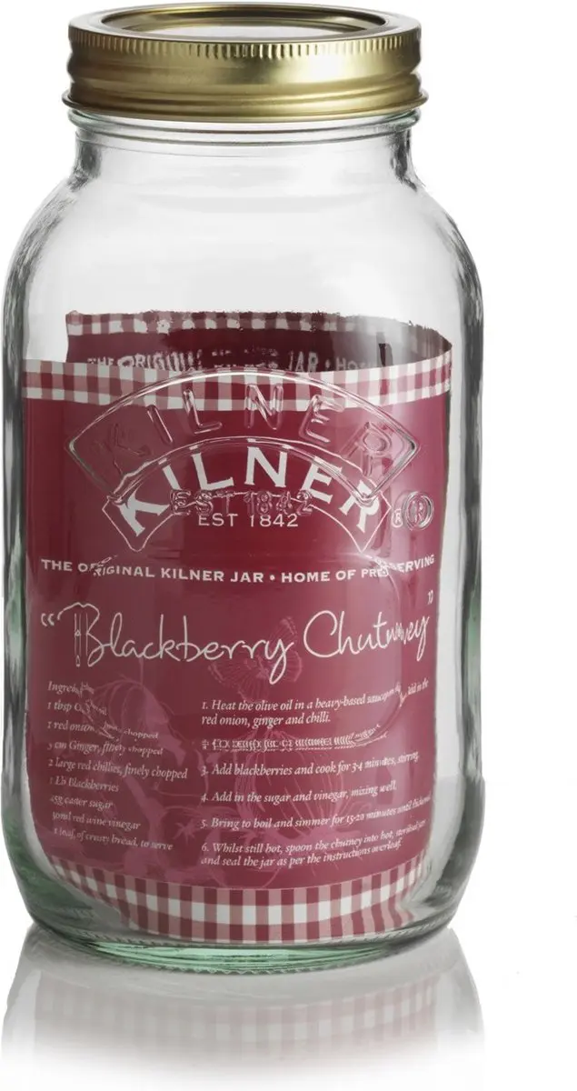 Kilner Weckpot Schroefdeksel 1L - Goud
