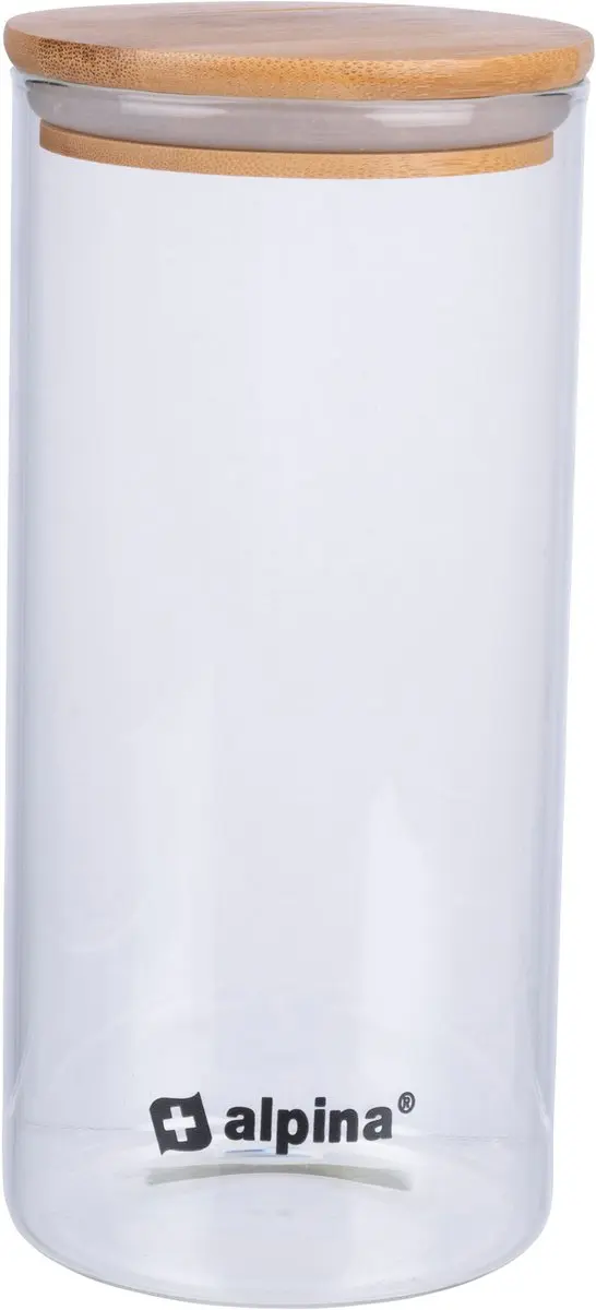 Alpina Voorraadpot 1,25L Transparant