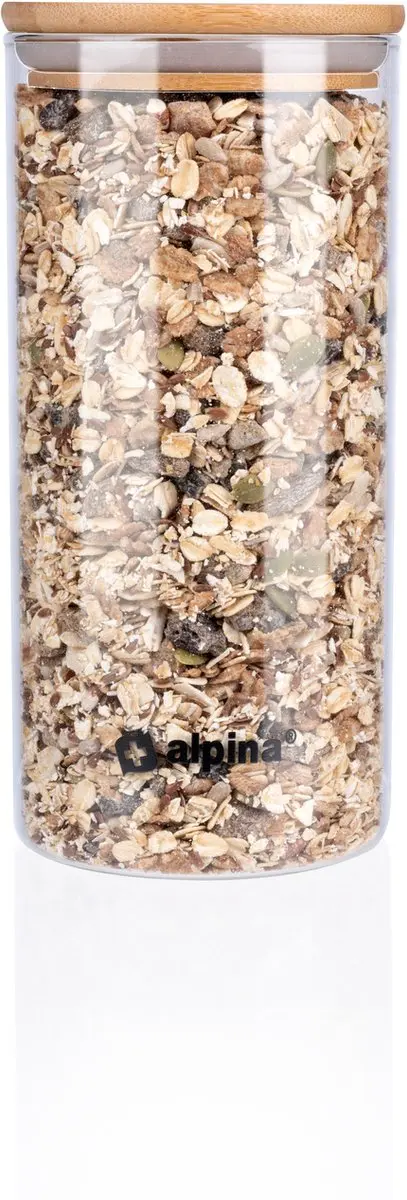 Alpina Voorraadpot 1,25L Transparant