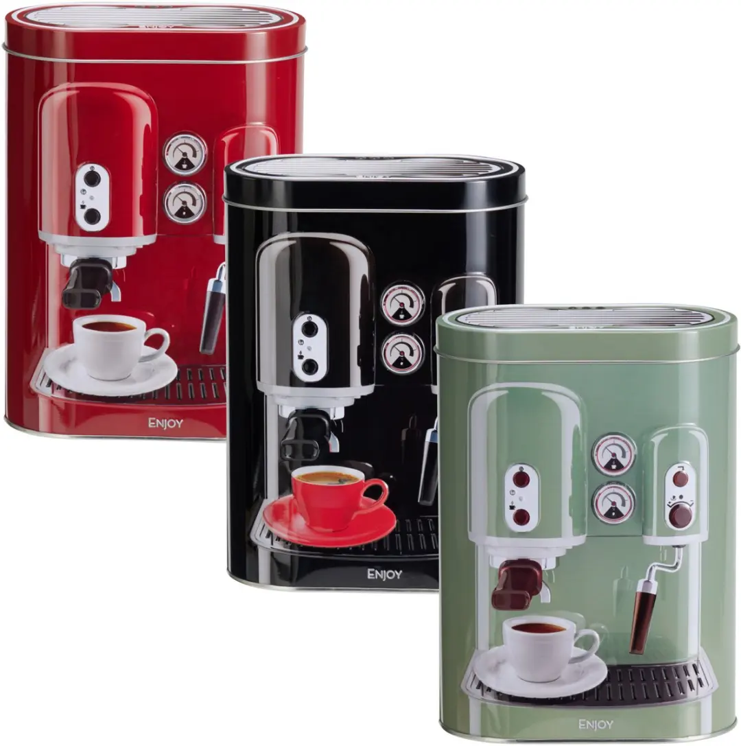 Excellent Houseware Retro Koffie Bewaarblikken