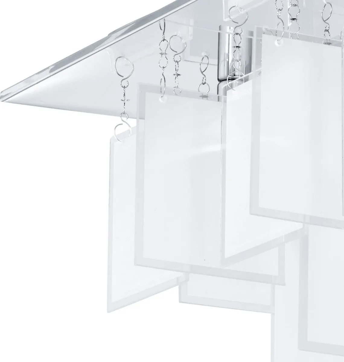 Eglo Condrada 1 Plafondlamp 8 Lichtpunten - Chroom/Wit