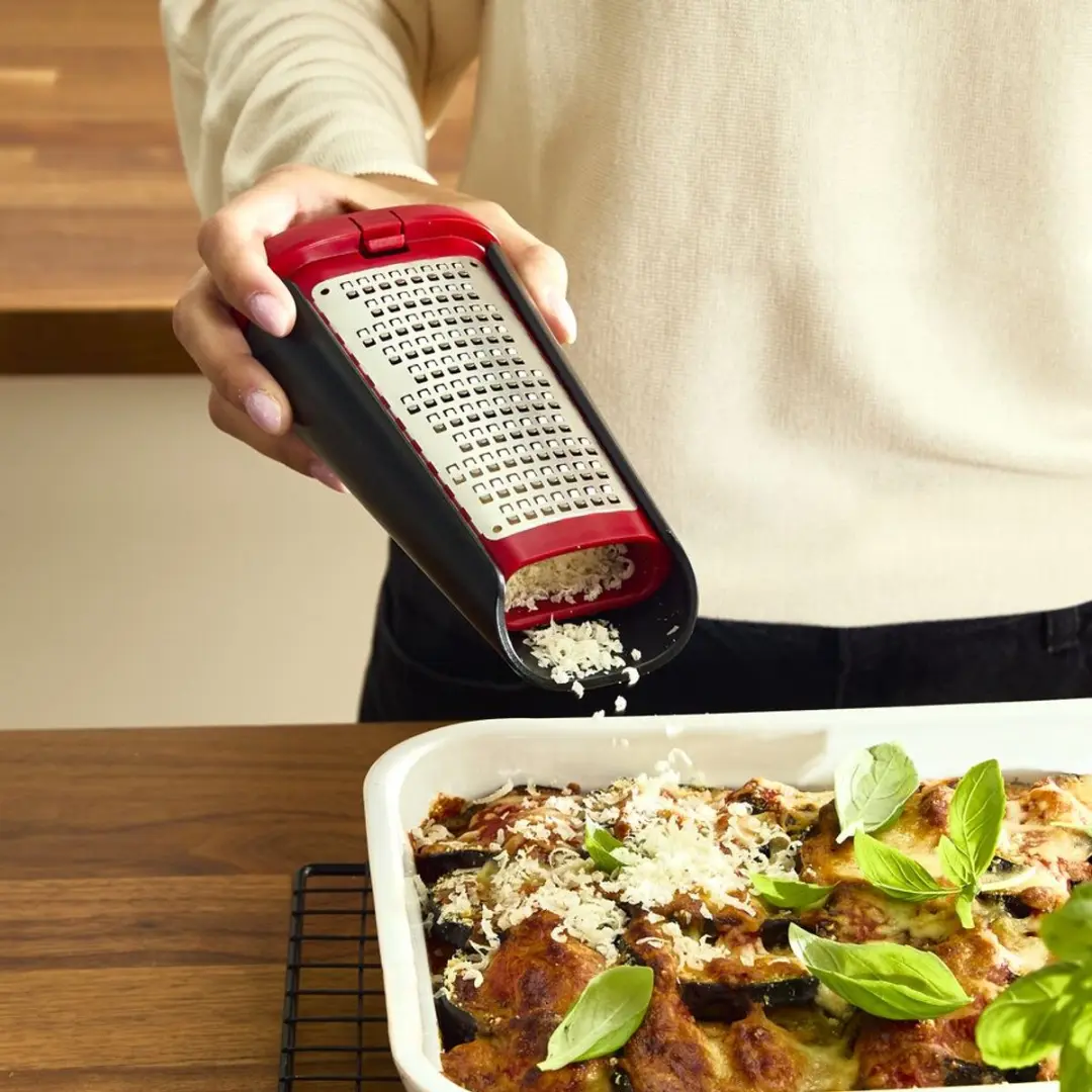 Tefal Ingenio Plus K4281034 Staande Rasp - Zwart/RVS/Rood