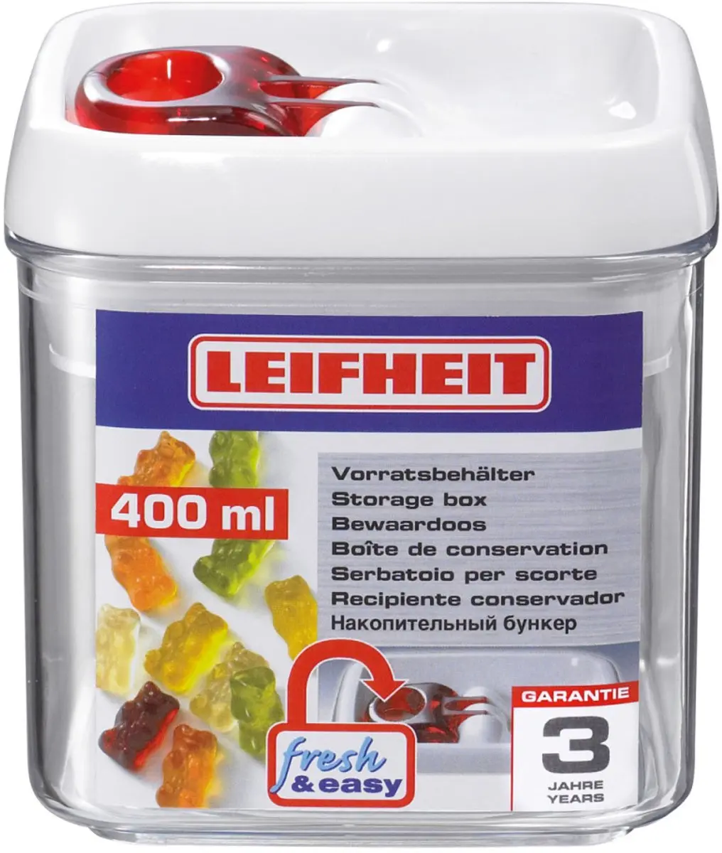 Leifheit Fresh & Easy Voorraaddoos 400ml - Wit