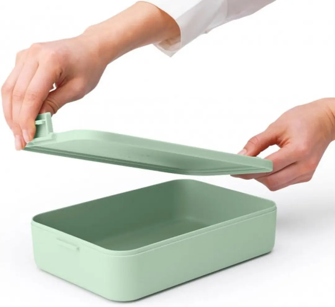 Brabantia Make & Take Lunchbox 2L Jade Green - 2-delig - afbeelding 6 van 6
