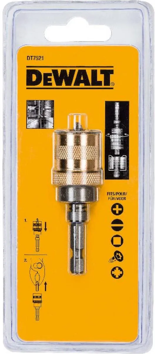 DeWalt DT7521-QZ Bithouder Gipsplaat - Diepte-instelling