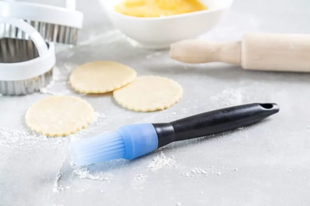 KitchenCraft Siliconen Bakkwast - Blauw