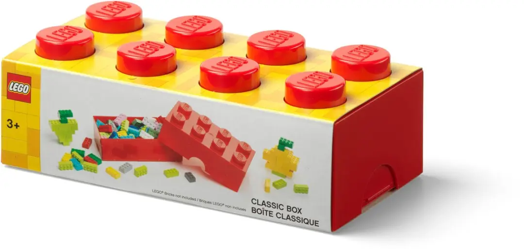 LEGO Lunchbox Brick 8 RC402304 - 1.25L - Rood - afbeelding 6 van 6