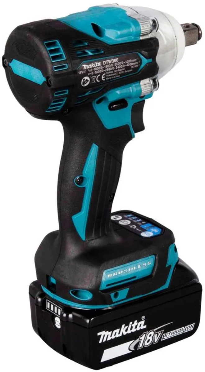Makita DTW300Z Slagmoersleutel 18V - 4000 Slagen/min