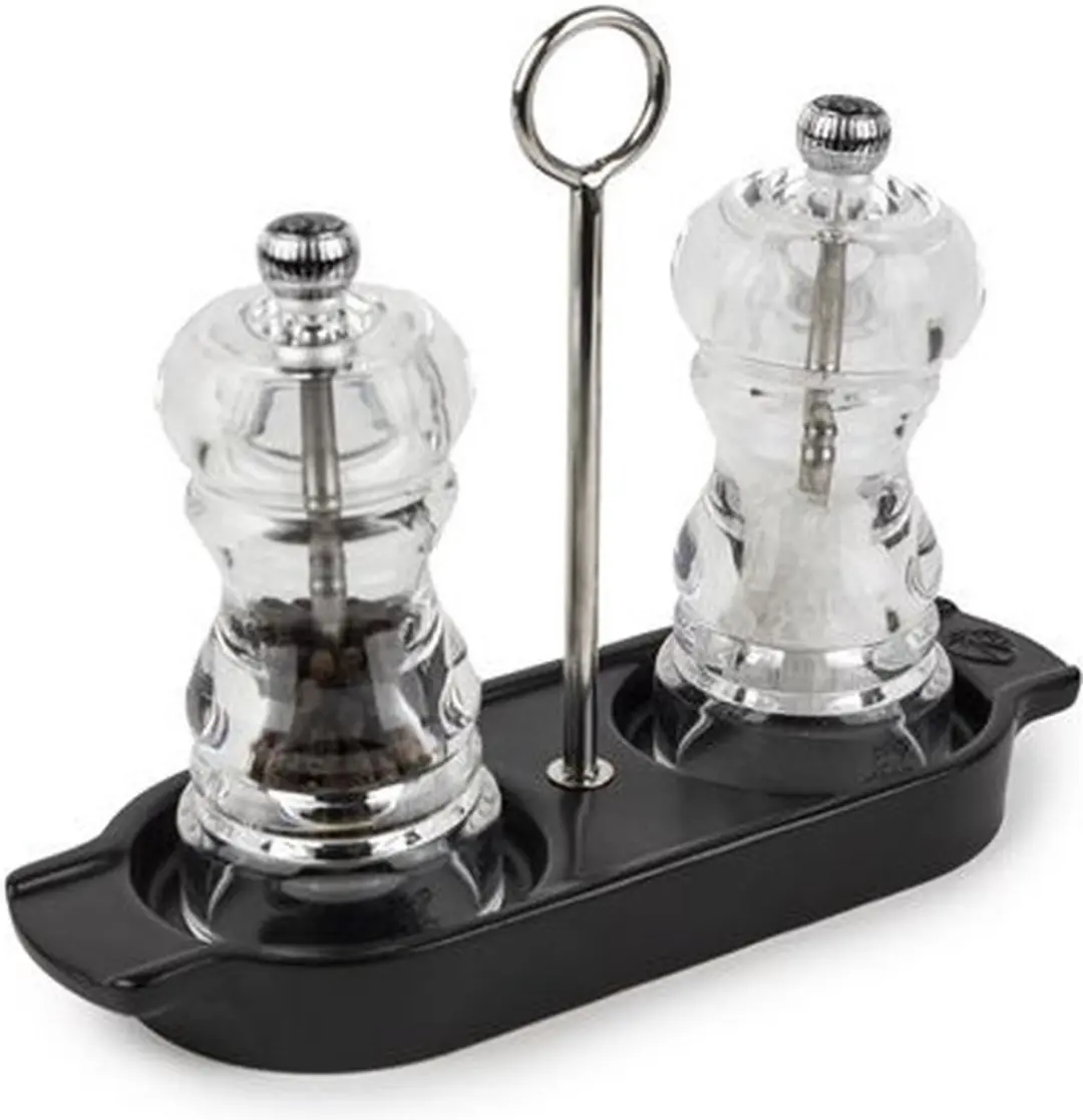 Peugeot Linea Peper- en Zoutmolen 16cm - Keramiek - Satijnzwart
