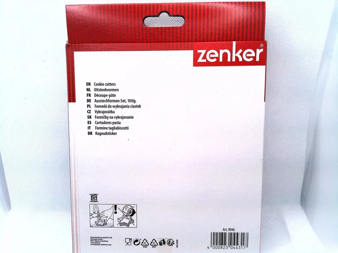 Zenker RVS Uitsteekvormpjes - 10 Stuks