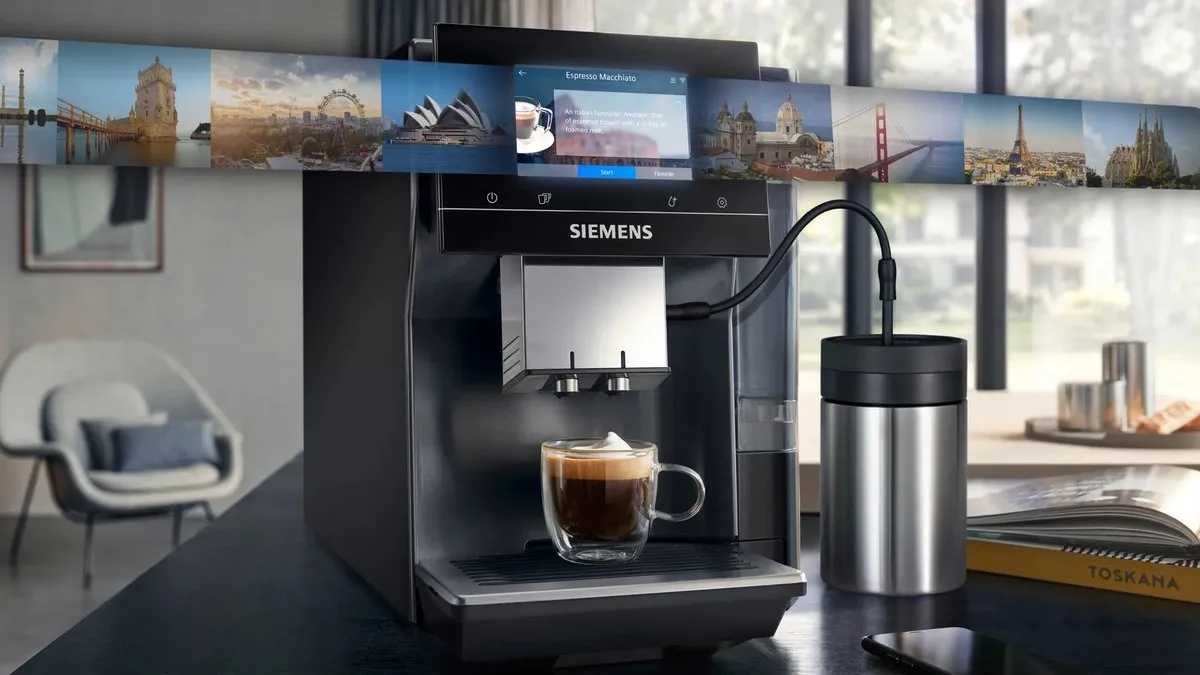 Siemens EQ.700 TP717DF6 Volledig Automatisch Koffiezetapparaat - 2,4L - Zwart/Zilver