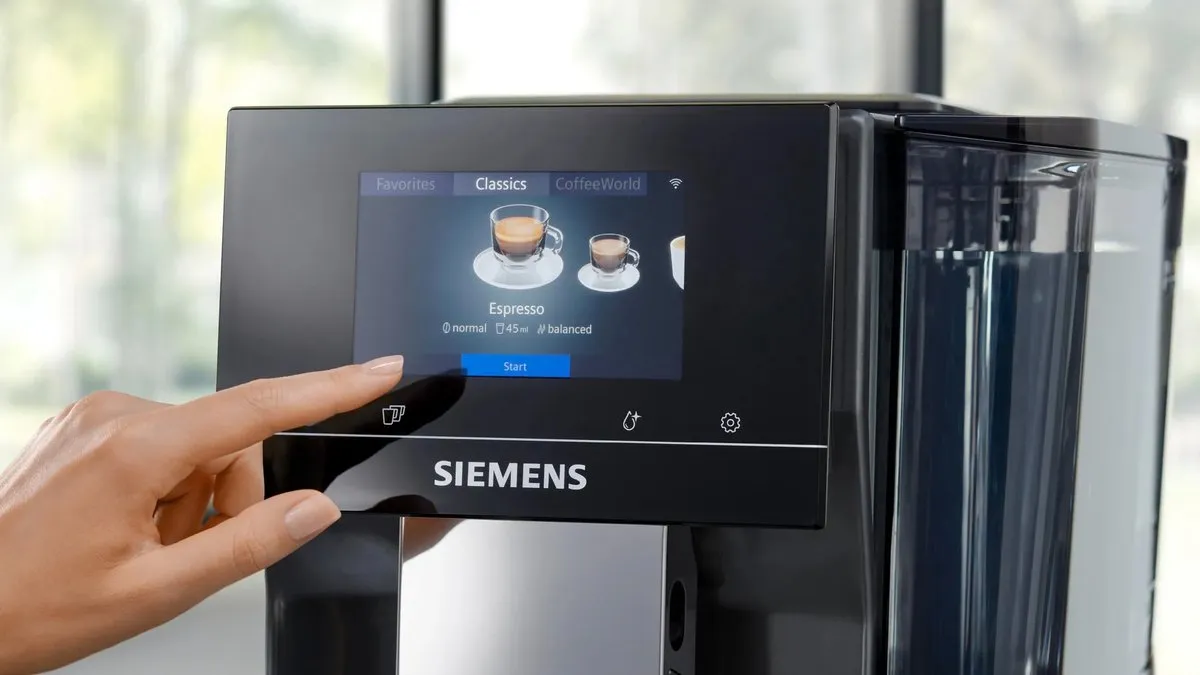Siemens EQ.700 TP717DF6 Volledig Automatisch Koffiezetapparaat - 2,4L - Zwart/Zilver