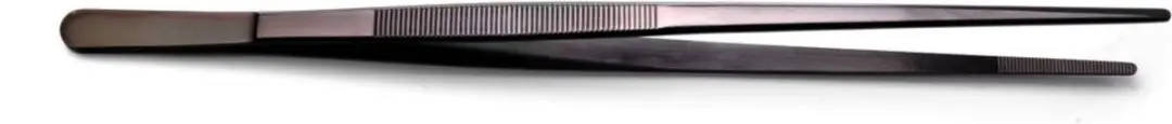 Hendi Universeel Pincet 300mm - Zwart gecoat - RVS
