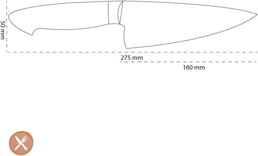 Zwilling Bob Kramer Stainless Koksmess 160mm - Zwart