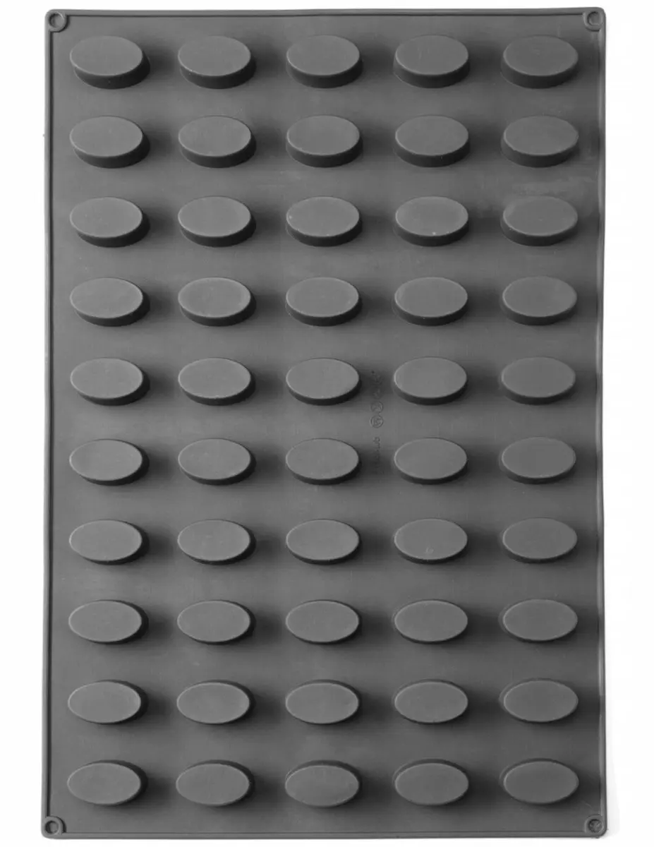 HENDI Ovale Siliconen Bakvorm 570x375x20mm - Antraciet