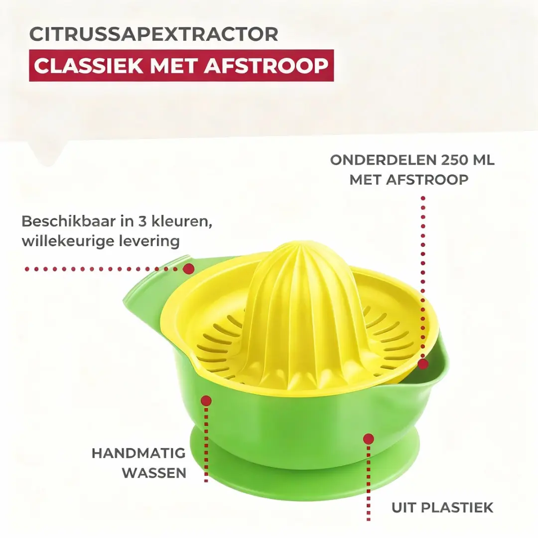 Fackelmann Colors Edition Citruspers 42620 - Geel/Groen/Wit