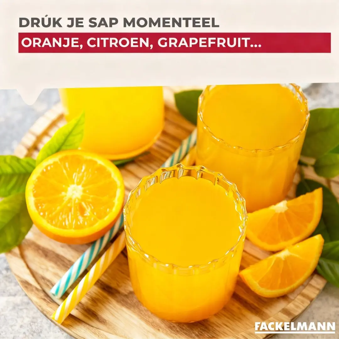 Fackelmann Colors Edition Citruspers 42620 - Geel/Groen/Wit