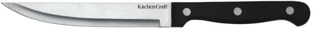 KitchenCraft Messenset 6-delig Houten Messenblok - 7 Stuks