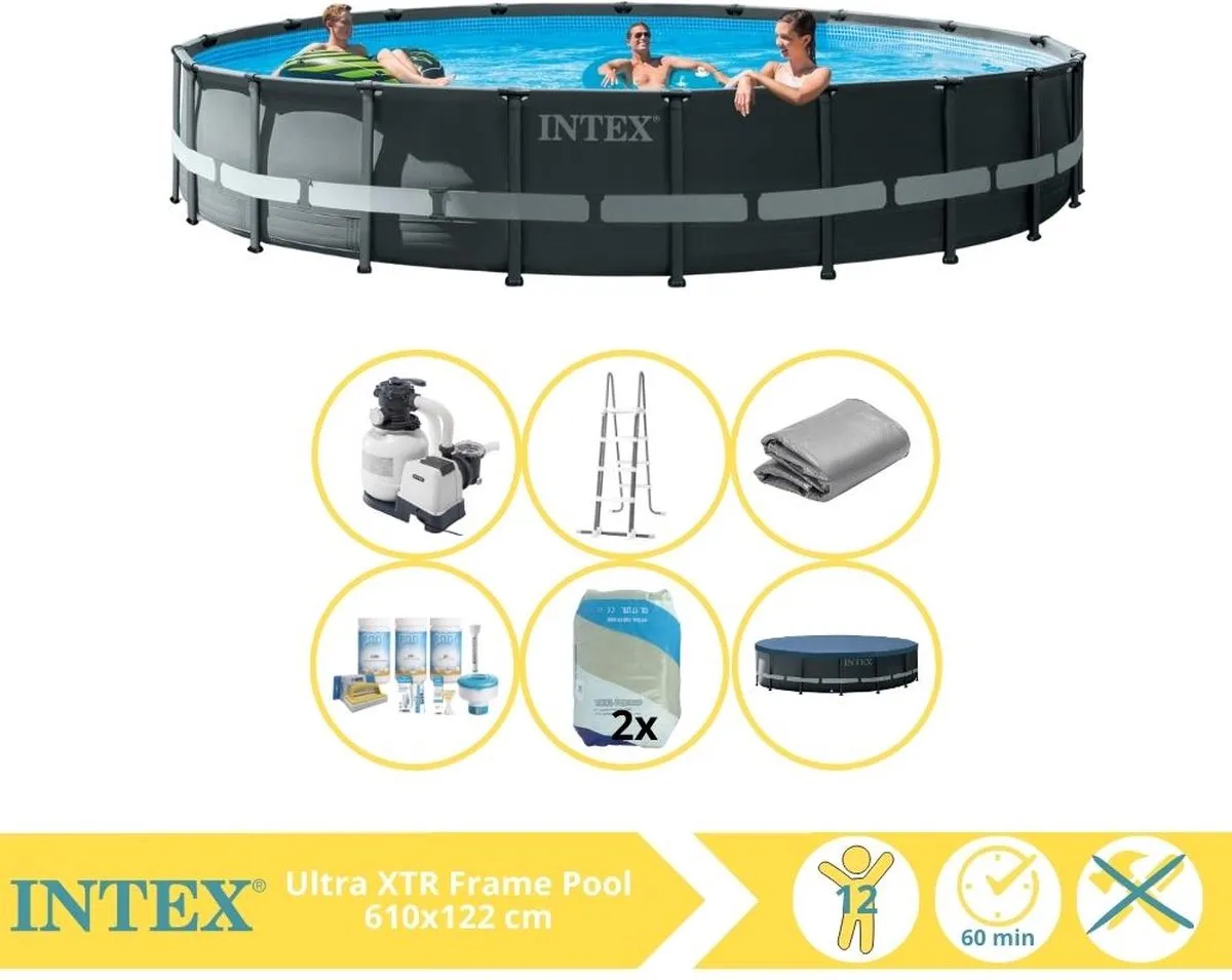 Intex Ultra XTR Frame Zwembad 610x122cm - 30.079L - MPN 26334GN