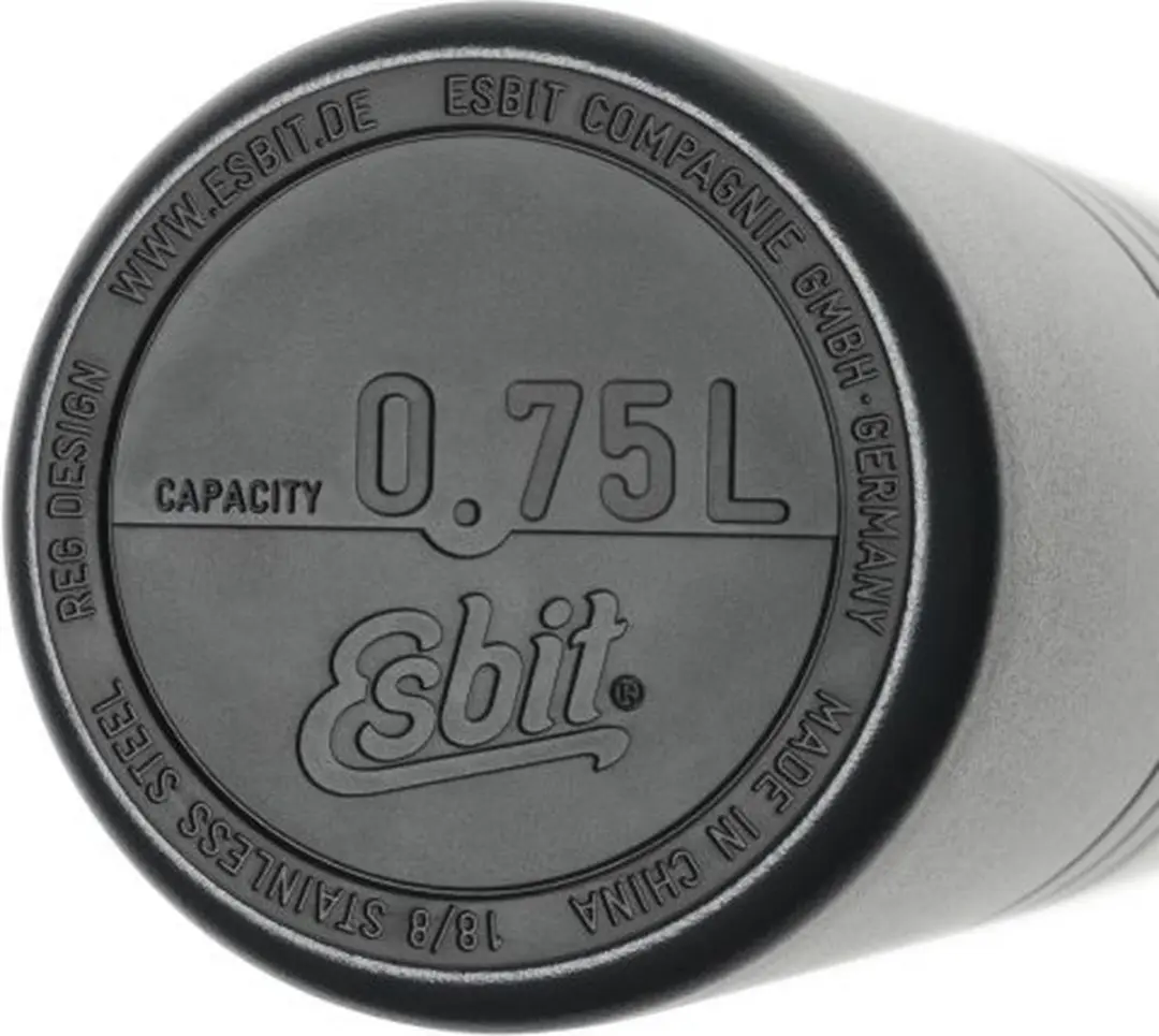Esbit Majoris Thermosfles 750ml - Zwart - Incl. 2 Bekers