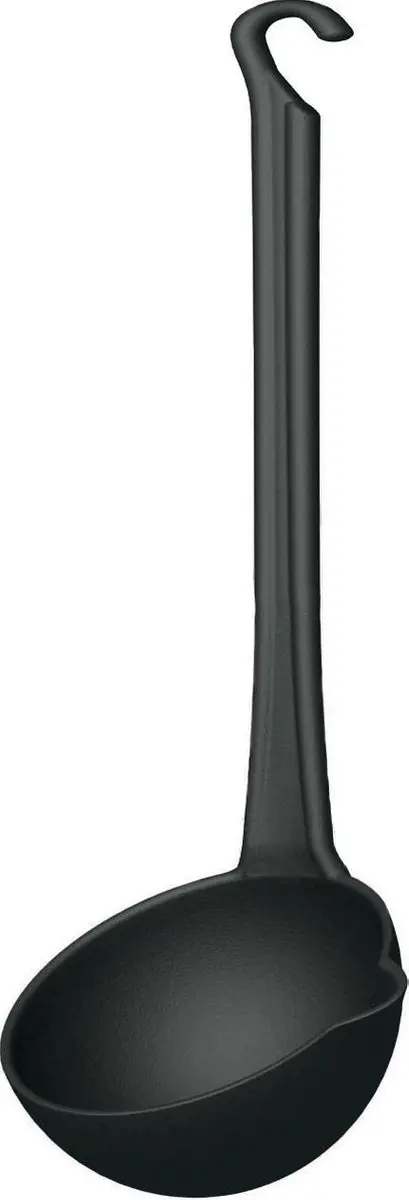 Paderno Spatel Polyamide 36,5 cm - Zwart