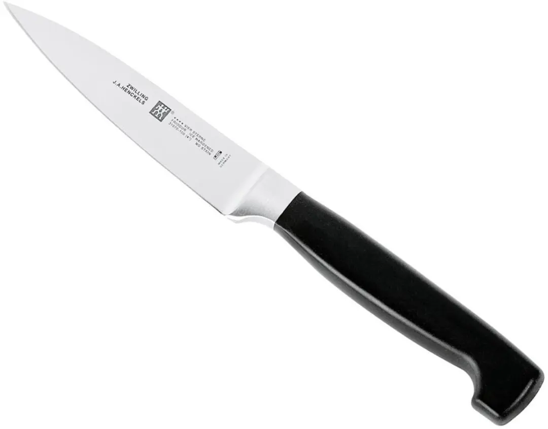 Zwilling 4 Star Schil- en garneermes 100mm - Zwart