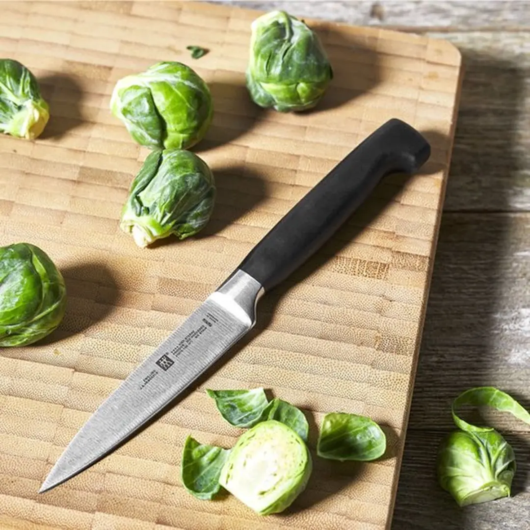Zwilling 4 Star Schil- en garneermes 100mm - Zwart