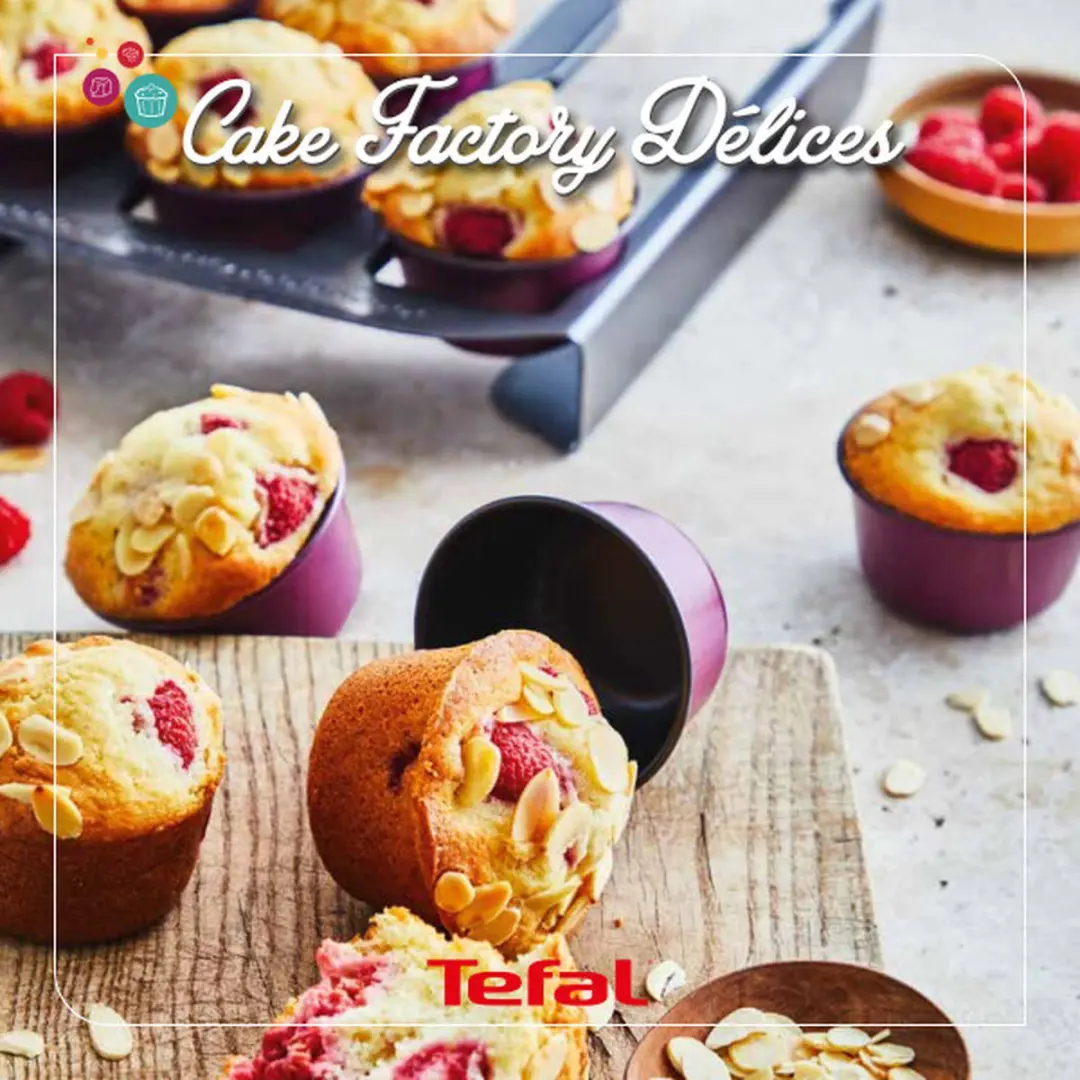 Tefal Easybake Muffinvorm 38x27cm - 12 Muffins - afbeelding 4 van 6