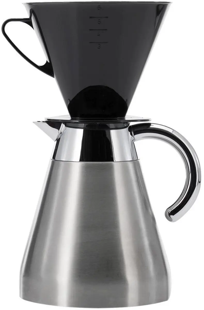 Westmark Koffiefilterhouder 6 Kopjes - Zwart