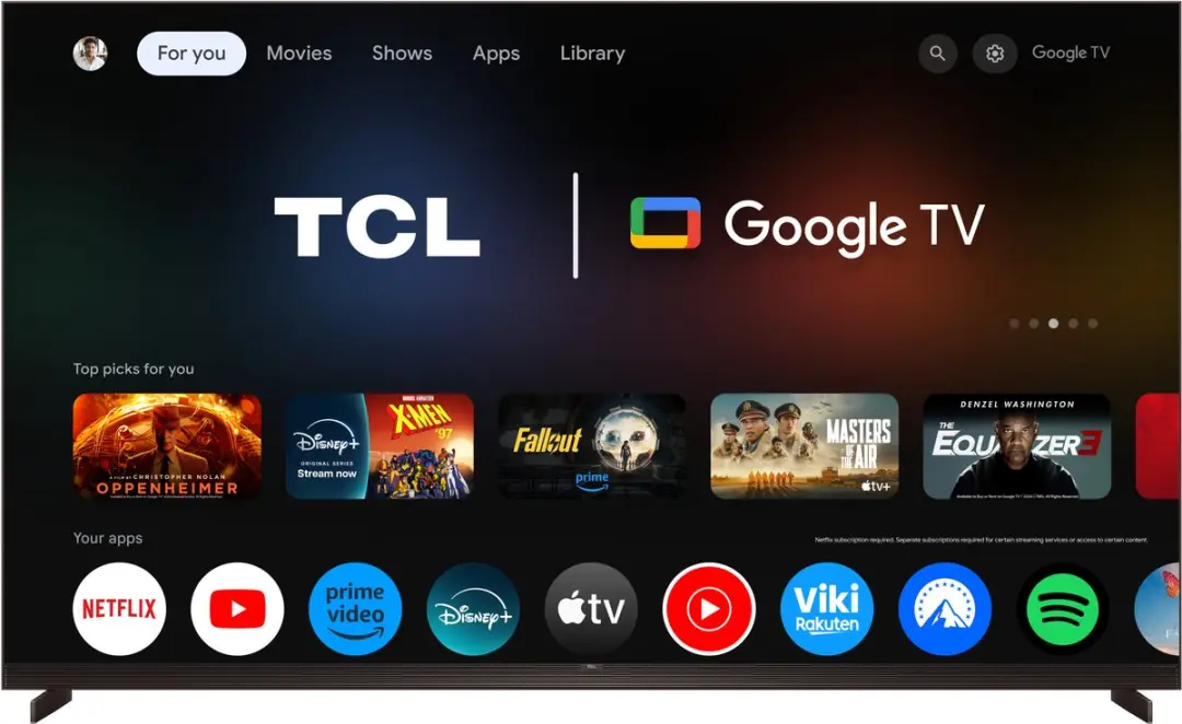 TCL X11L 98X11L 98" 4K Smart TV - Zwart