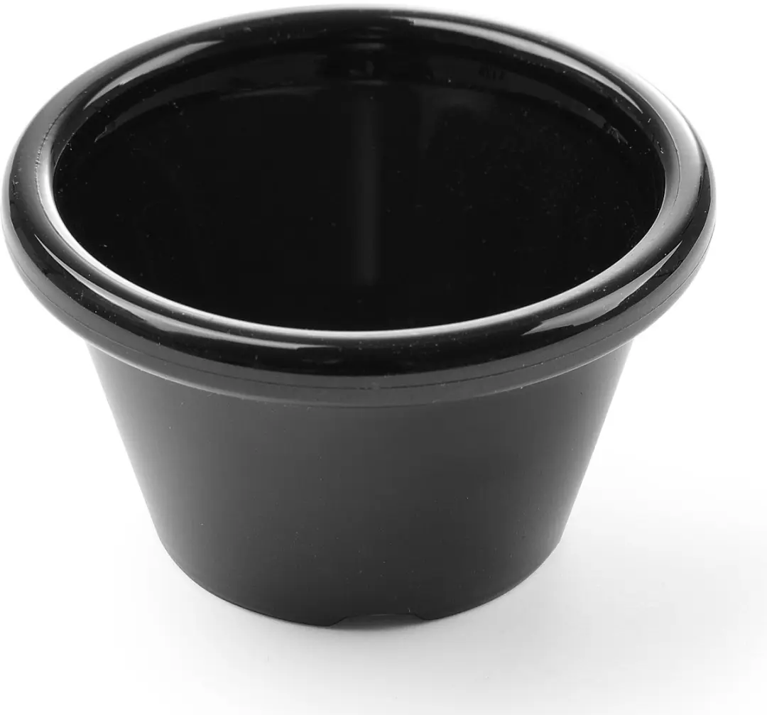 HENDI Ramekins Set 12 Stuks - 0.045L - Zwart