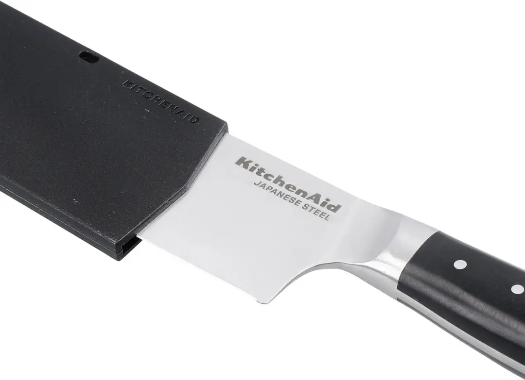 KitchenAid Koksmes 20cm - Hoogwaardig Japans RVS - Zwart