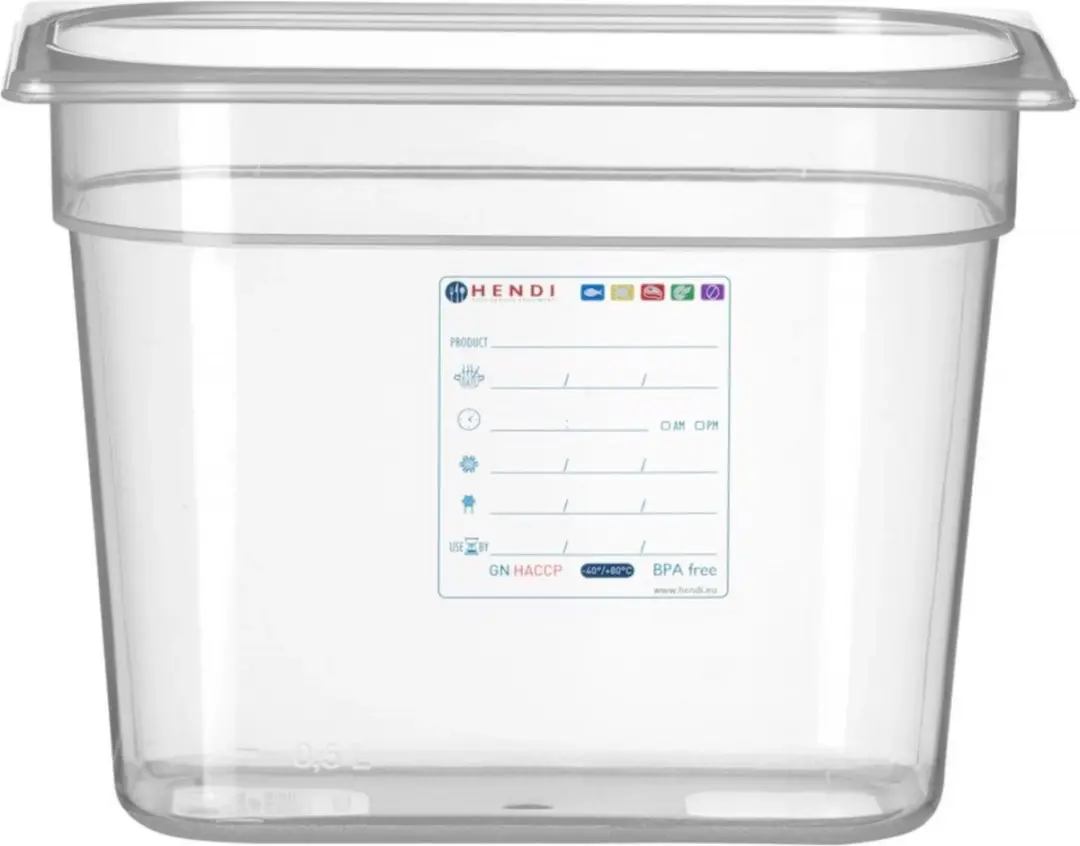 HENDI Gastronorm Luchtdichte Container 5,5L