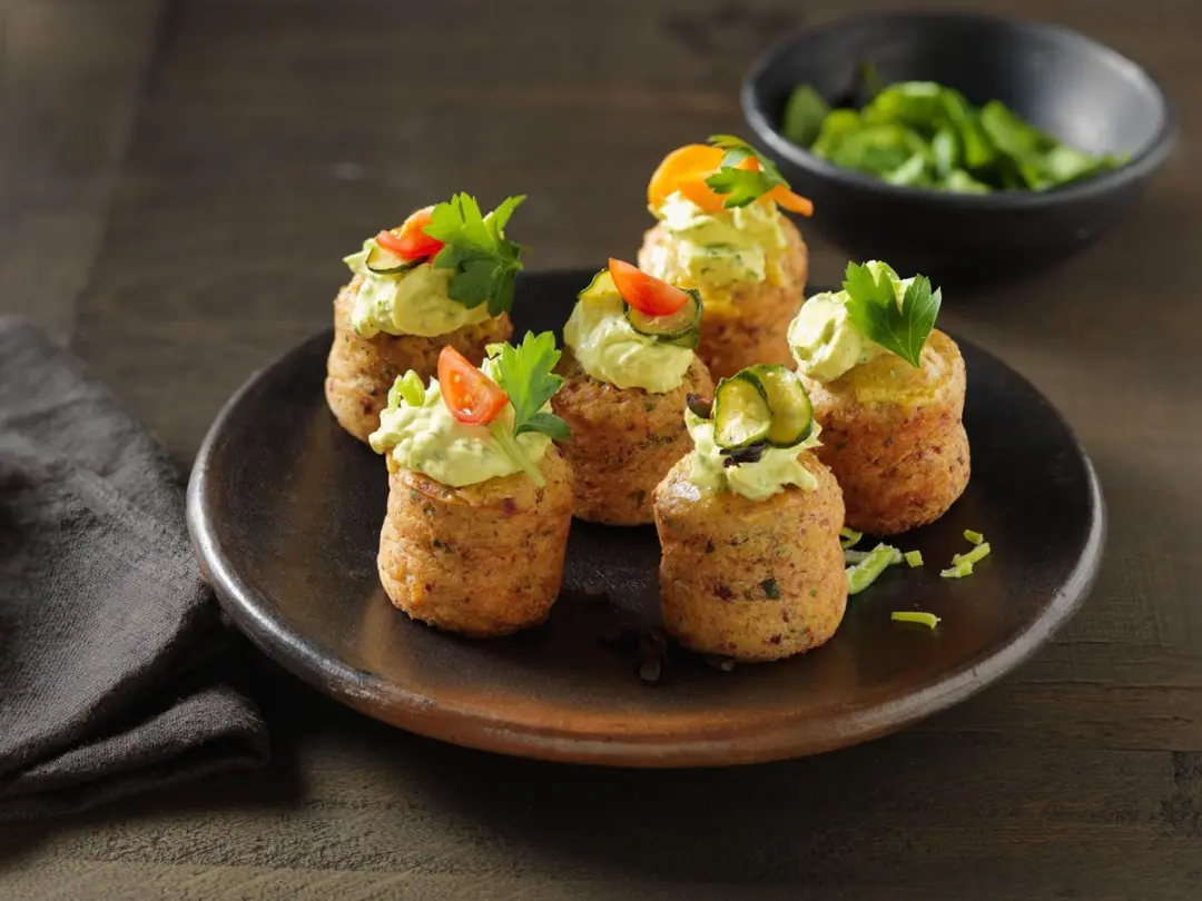 OutdoorChef Siliconen Bakvorm Cilindervorm - 4 Stuks - Groen