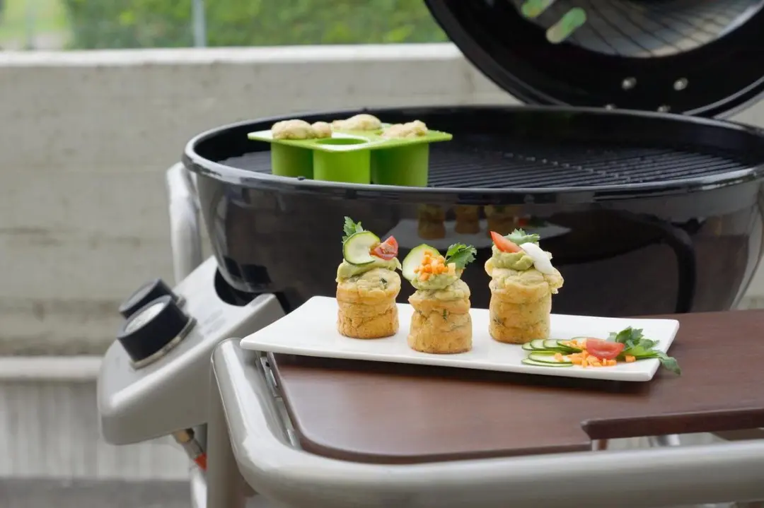 OutdoorChef Siliconen Bakvorm Cilindervorm - 4 Stuks - Groen