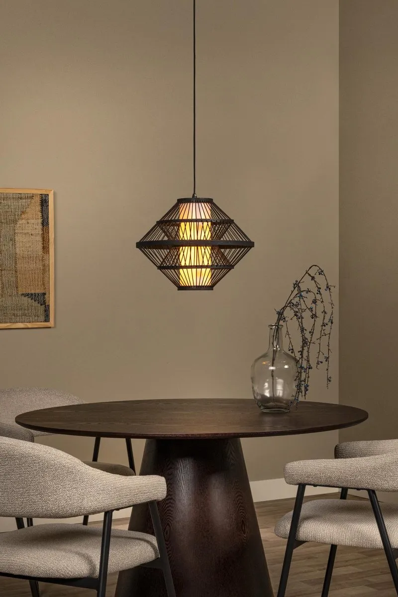 Lucide Pasquino Hanglamp Ø40cm - 1xE27 - Zwart