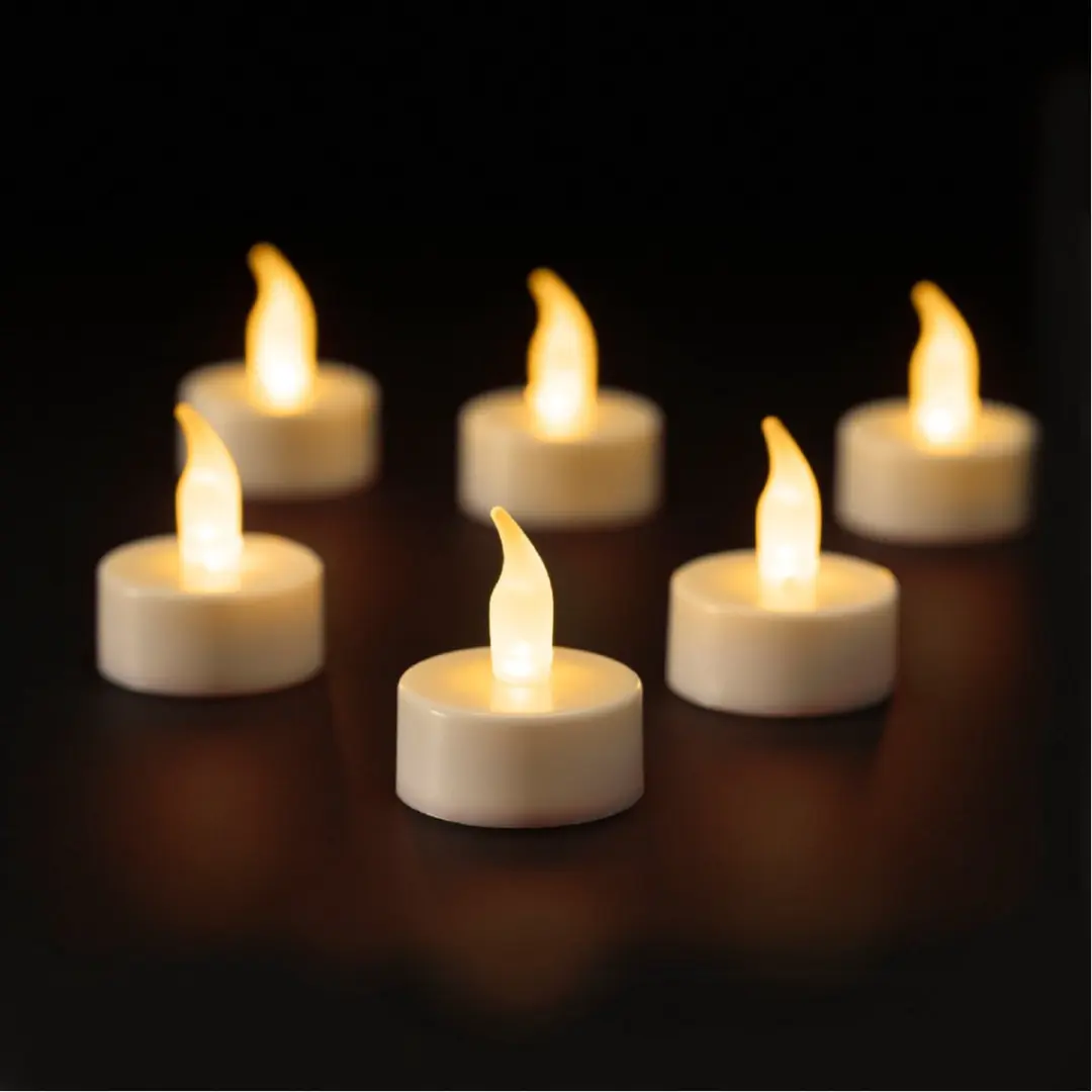 Lumineo LED Waxinelichtjes 6x - Wit - Met Afstandsbediening