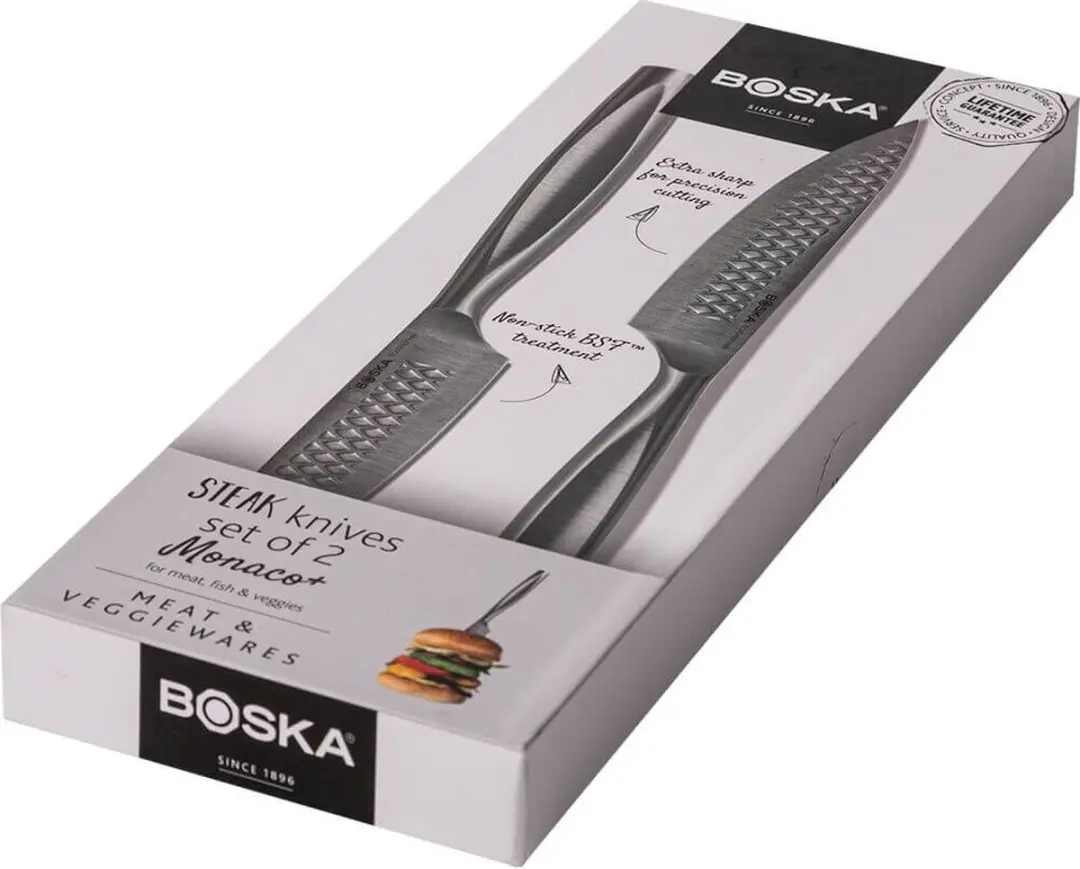 Boska Steakmessen Monaco+ 2-delig - RVS