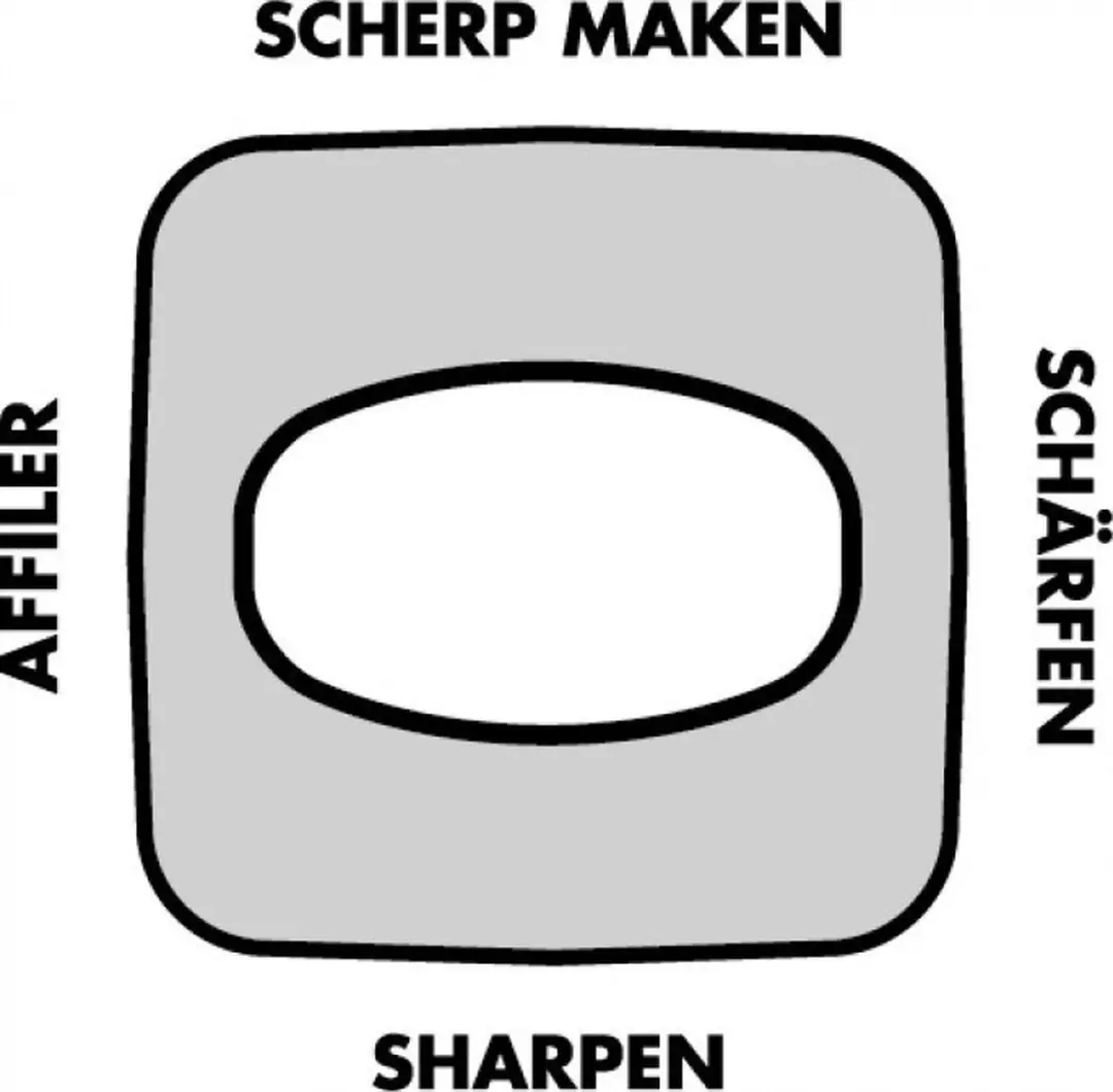 Wusthof Classic Keramische Slijpstaaf 26cm - Zwart