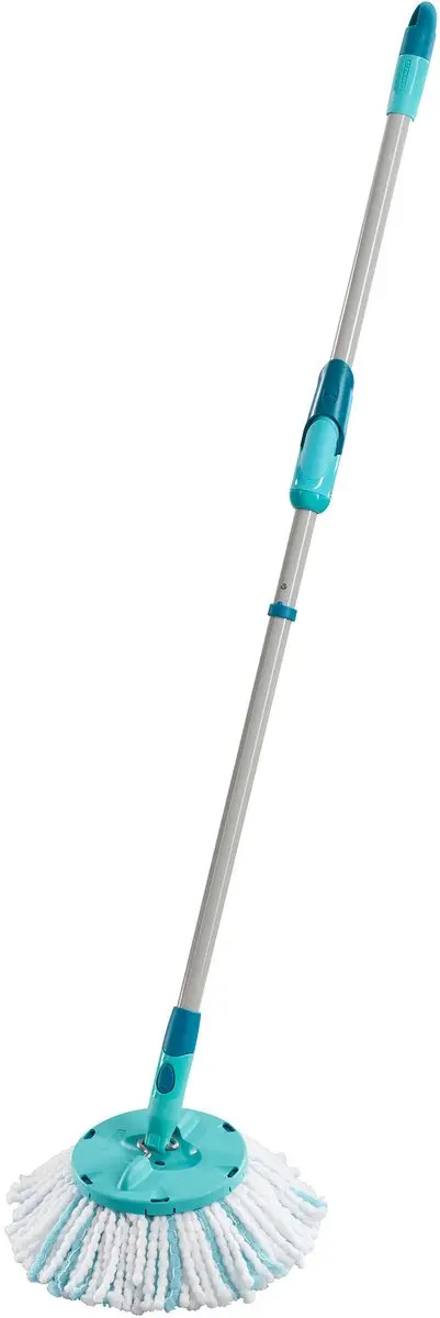 Leifheit CLEAN TWIST Disc Mop micro 52115 - 2 Stuks - Wit/Turkoois - afbeelding 6 van 6