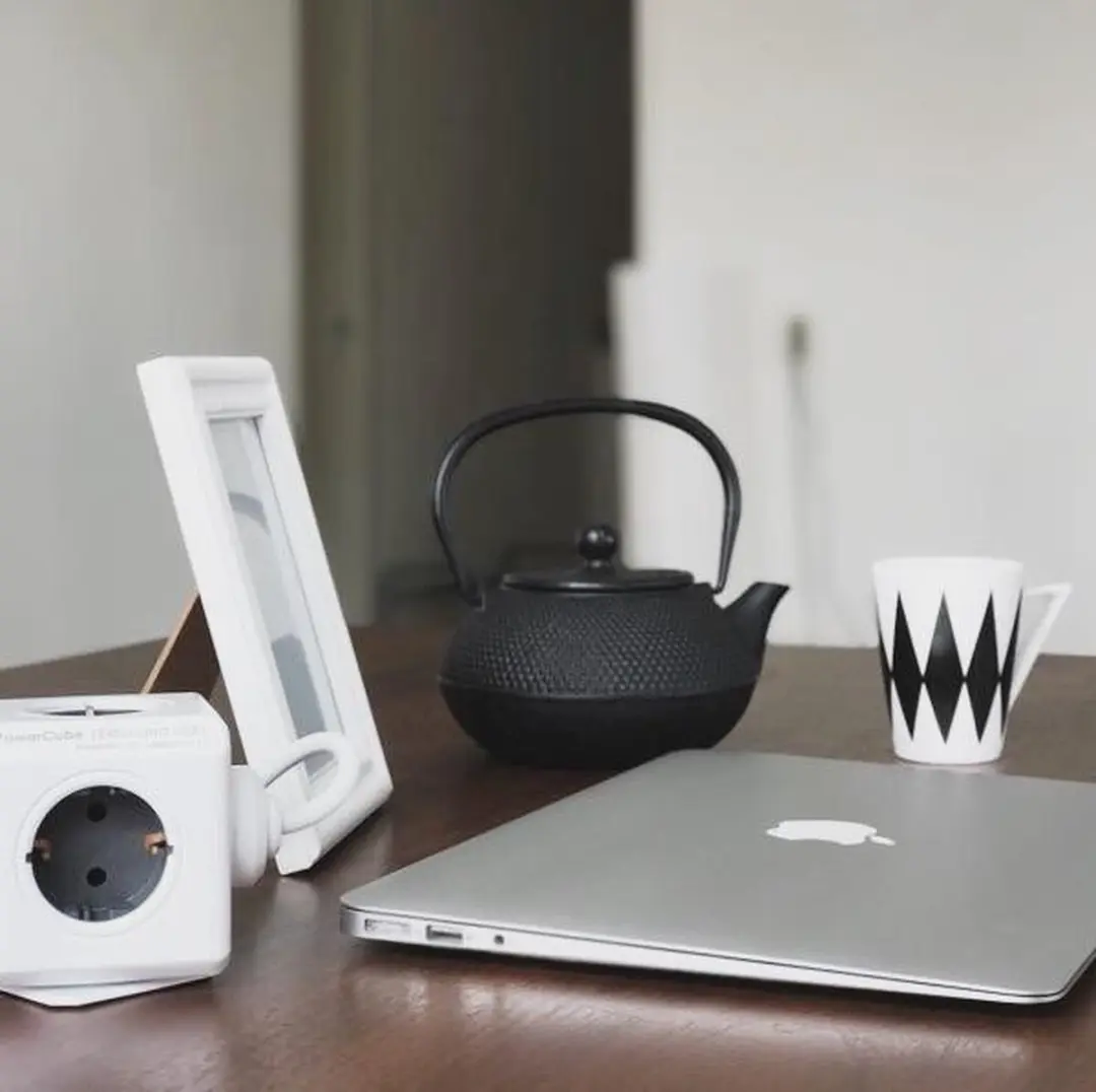 Allocacoc PowerCube Extended USB DE - Grijs - 4 Stopcontacten 2 USB